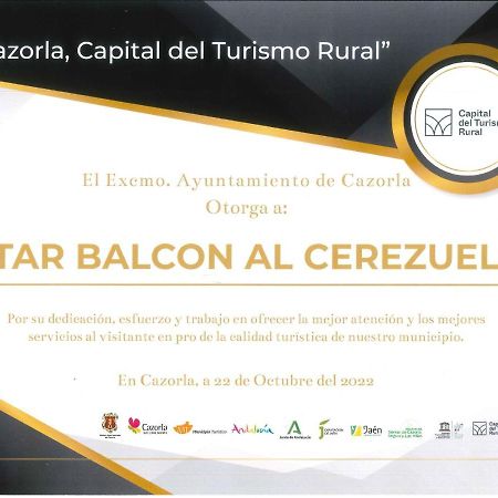 Alojamiento Balcon Al Cerezuelo Cazorla Esterno foto